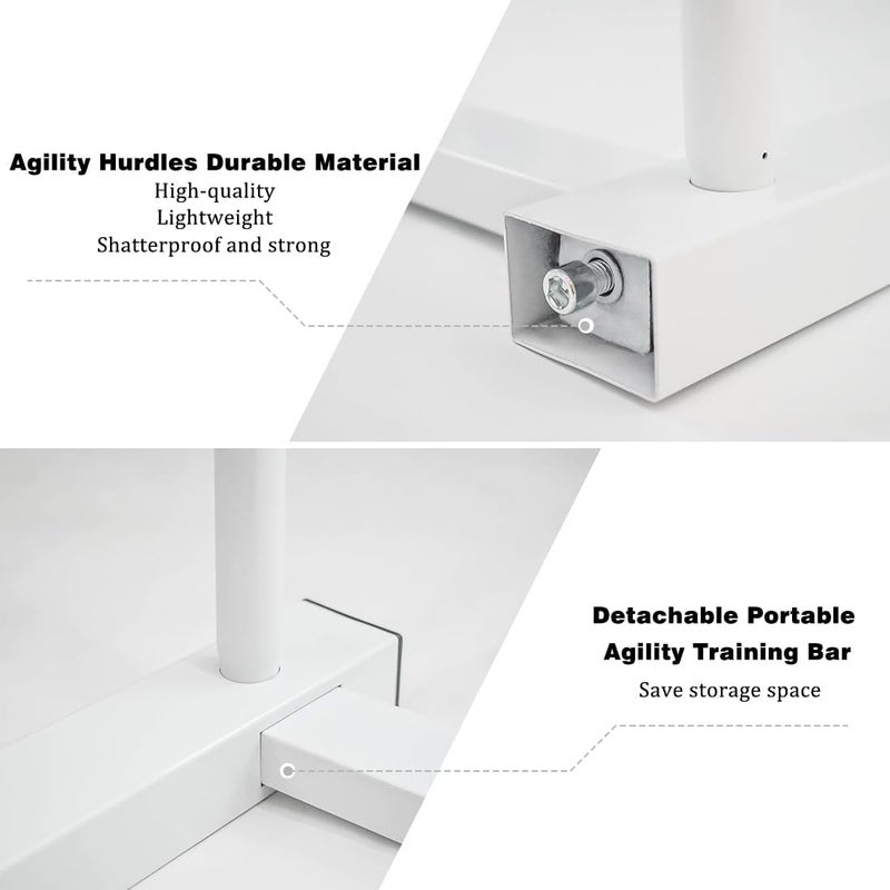 Morimoe Adjustable Height Hurdle, Detachable Track and Field Equipment for Speed & Agility Training - Image 5